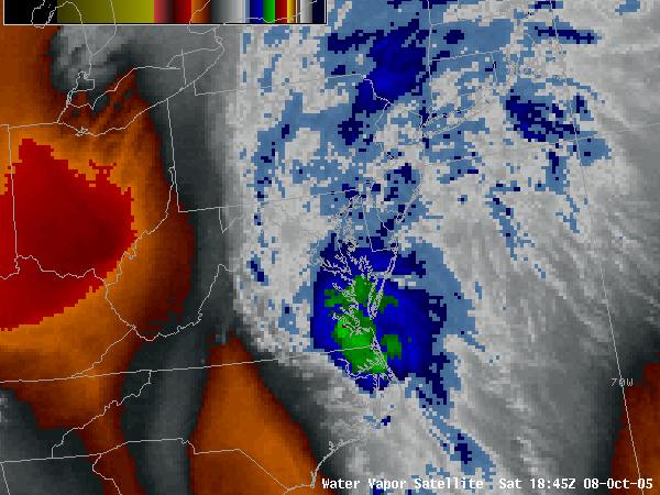 SATELLITE WATER VAPOR LOOP