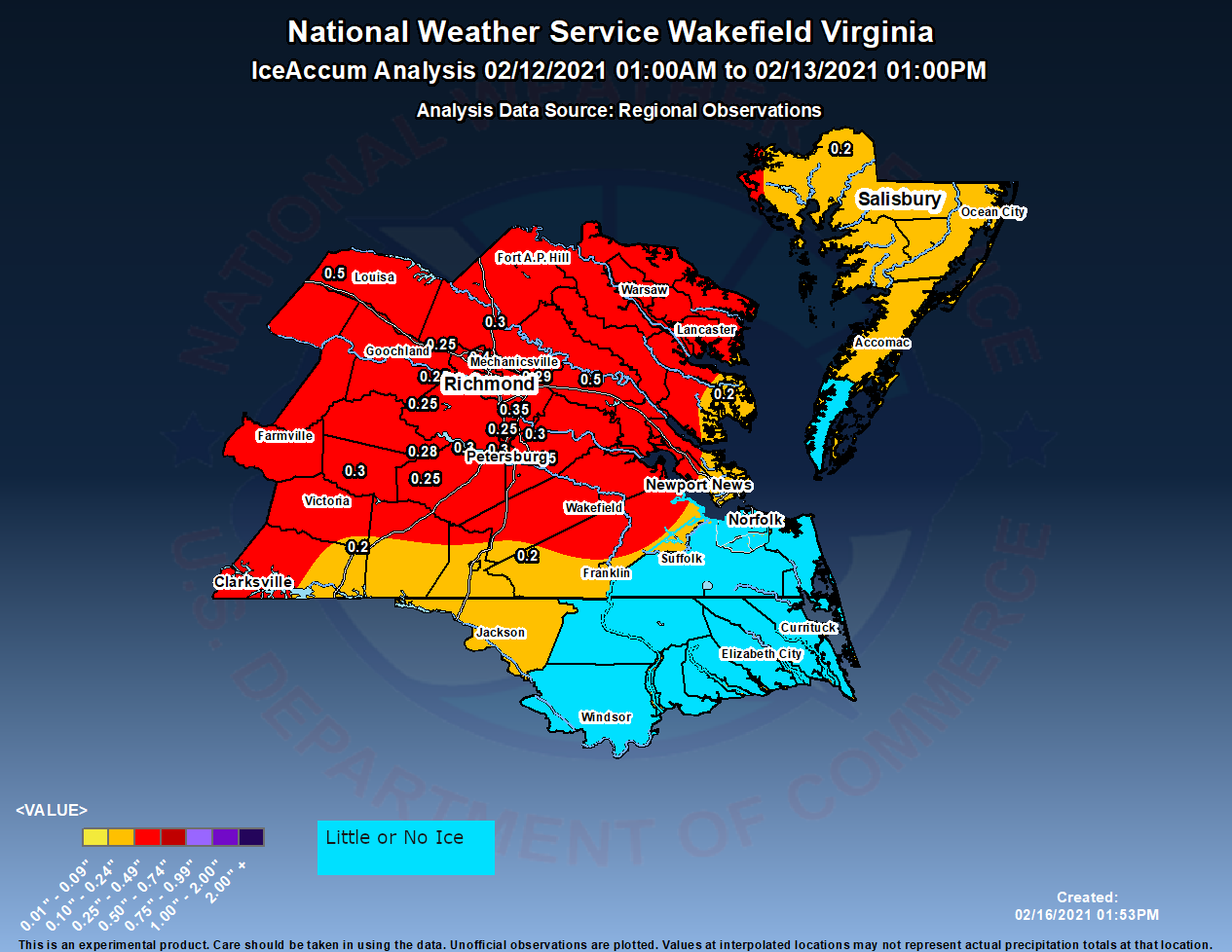 Ice Reports Feb 12-13