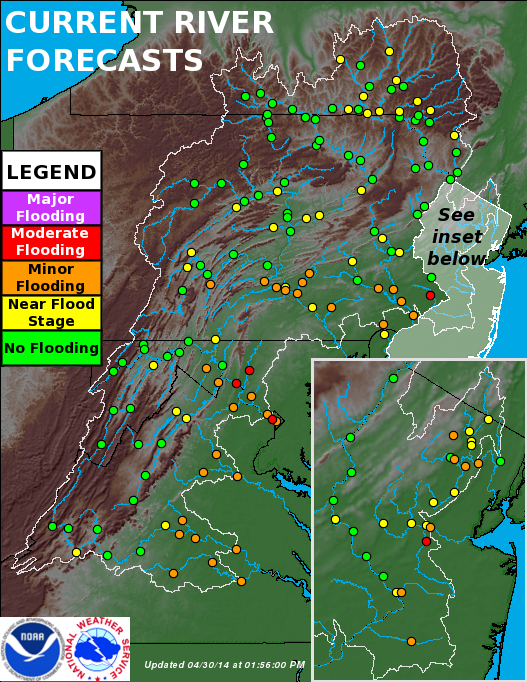 24 Hour Hydrometerological 

Outlook Link to Graphic