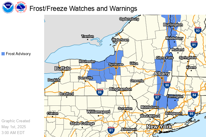frost freeze headlines