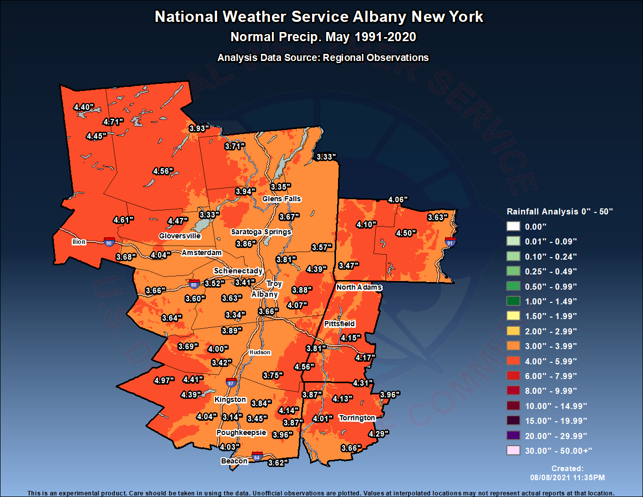 May normal precipitation 