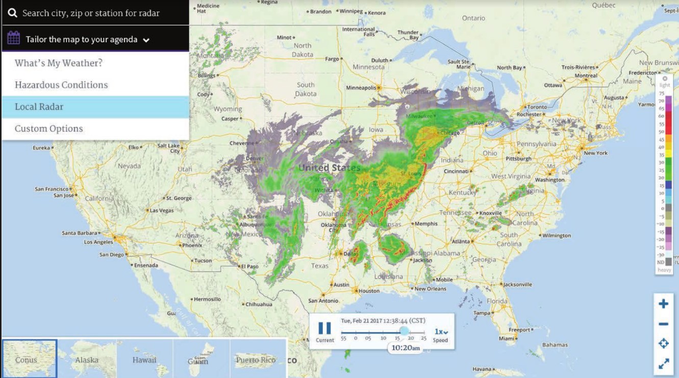 Example NWS Radar Imagery