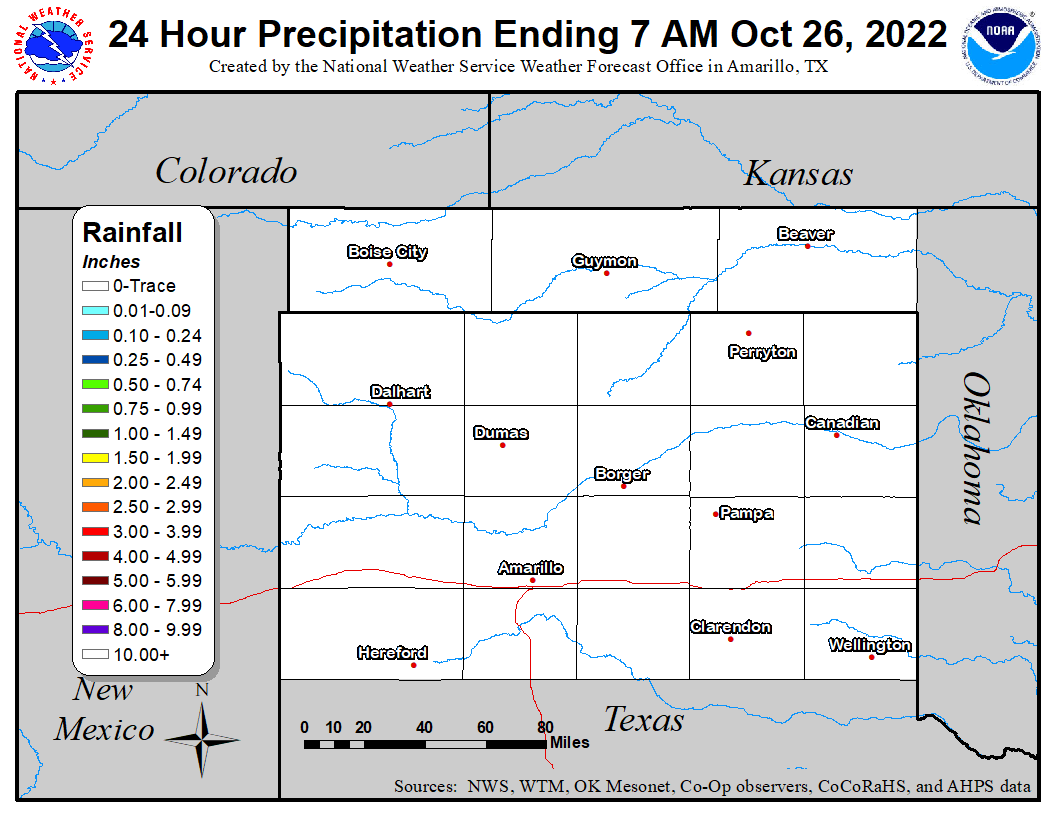 24 Hour Precipitation Amounts