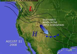 August 11 Weather Pattern