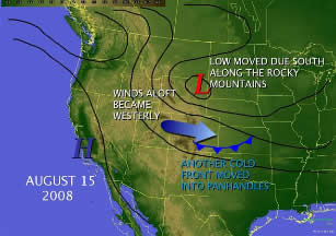 August 15 Weather Pattern