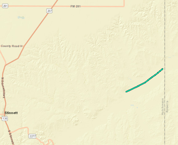 Canadian River Valley Track Map