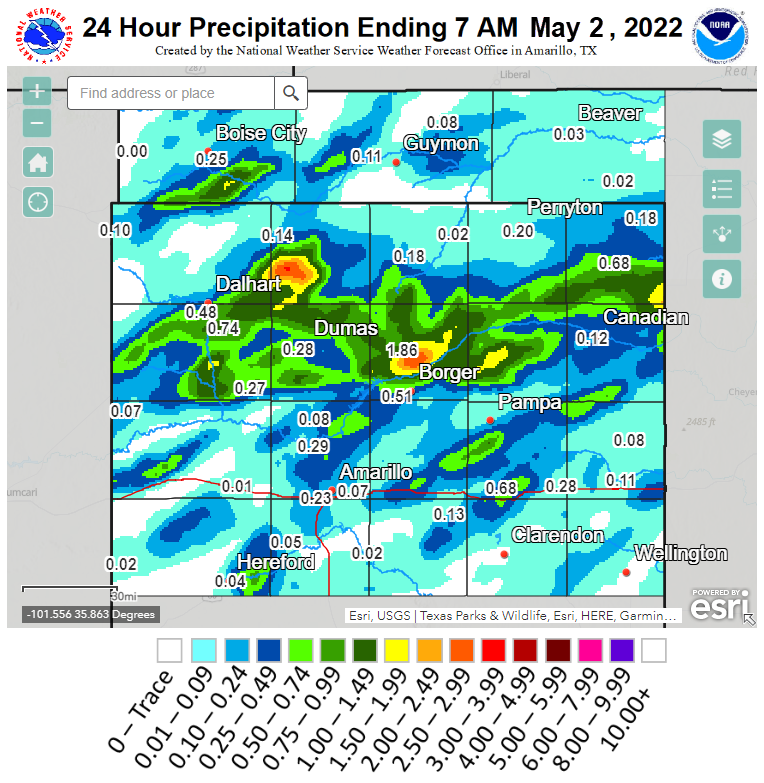 Rainfall Map