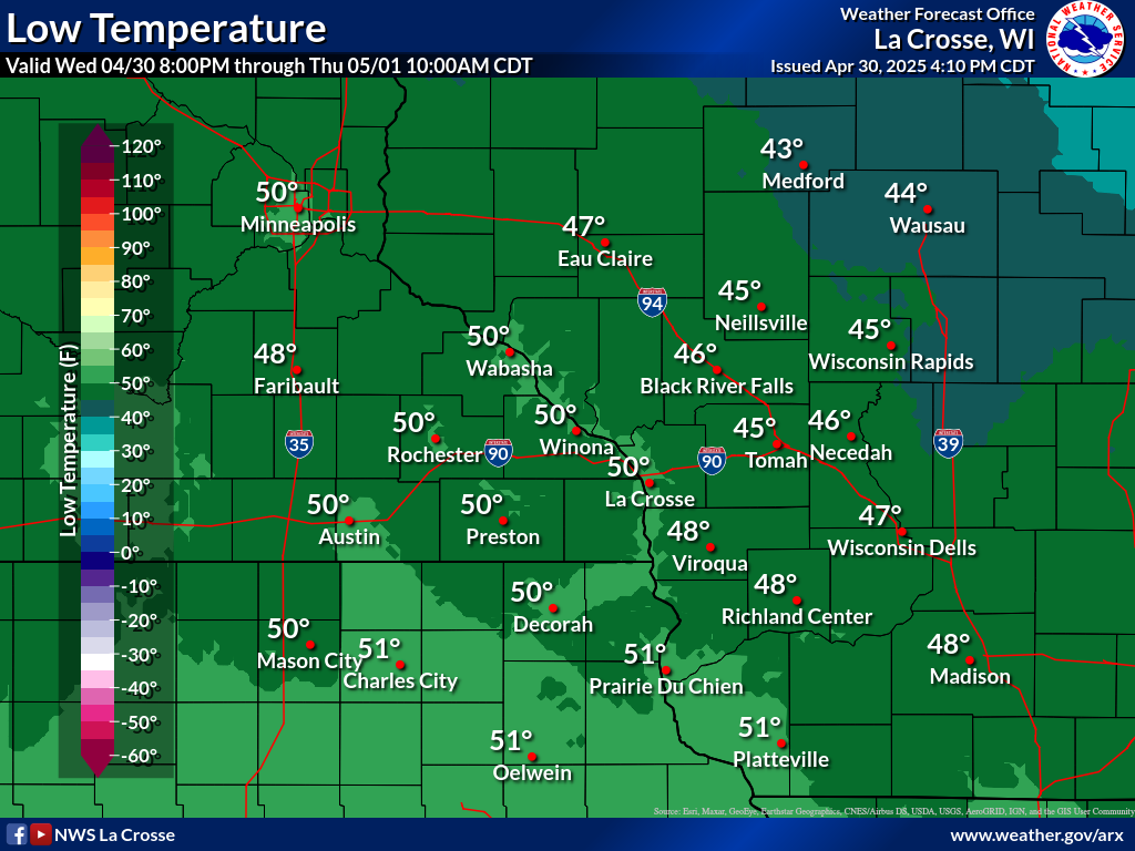 low temps