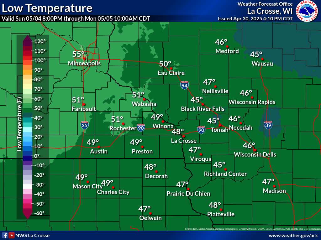 low temps