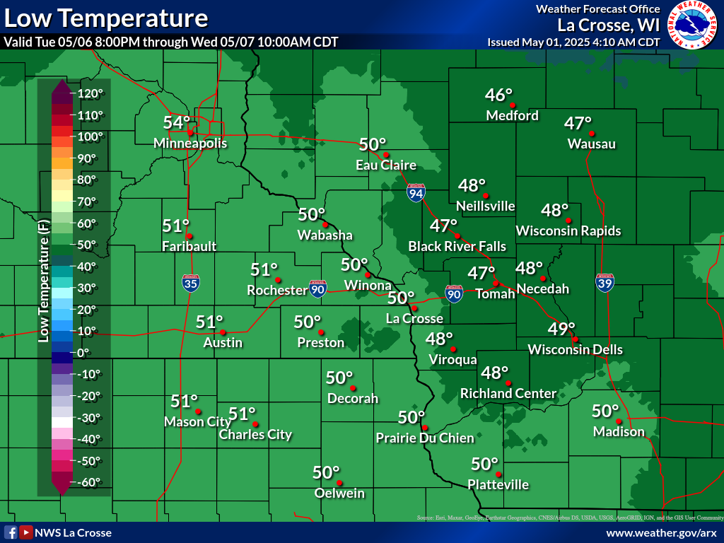 low temps