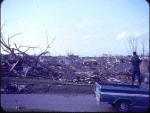 Just south of the Cedar River looking north in Charles City, IA