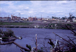 South side of Cedar River where tornado crossed into Charles City, IA