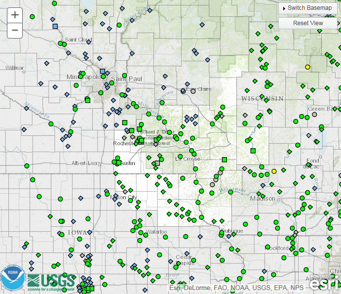 La Crosse Advanced Hydrologic Prediction Service