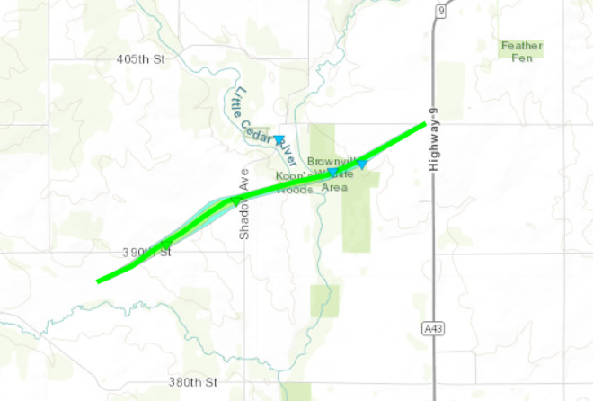 BrownvilleTrack Map
