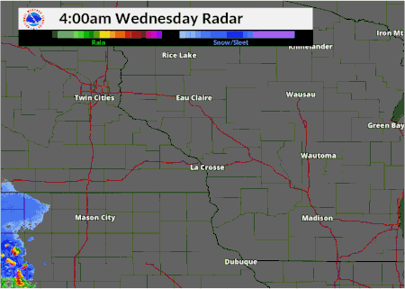 Radar Loop of Winter Storm