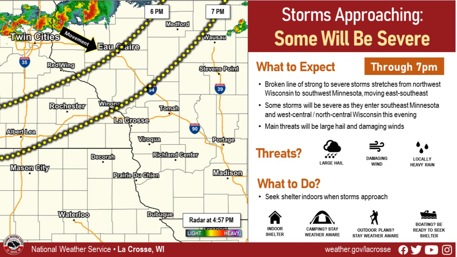 Graphicast issued for severe storms on August 11