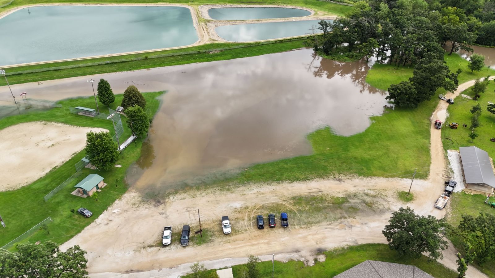 Flooding near Spillville, IA
