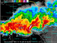 Rochester high wind radar image