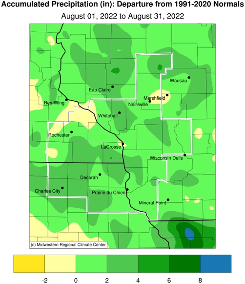 Precipitation Departure From Normal