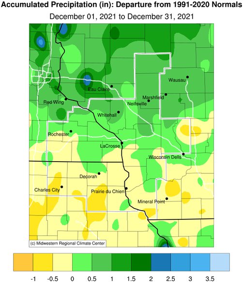 Precipitation Departure From Normal