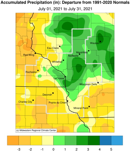 Precipitation Departure From Normal