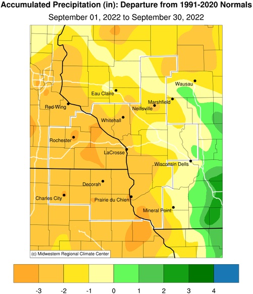 Precipitation Departure From Normal