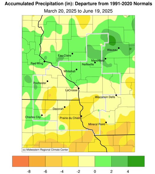 Astronomical Spring 2025 Precipitation Summary