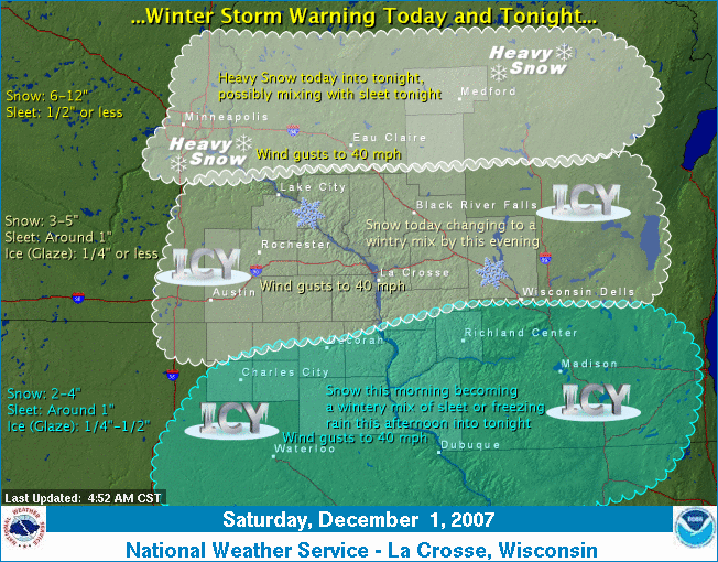 Forecast first issued Friday Afternoon