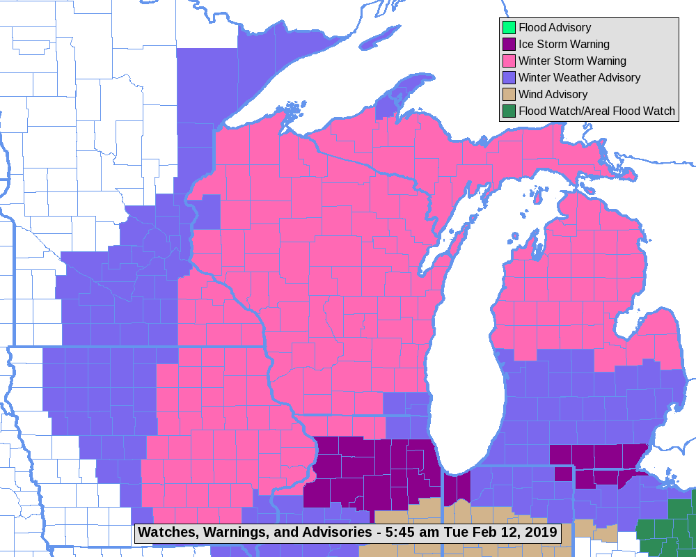 warning map