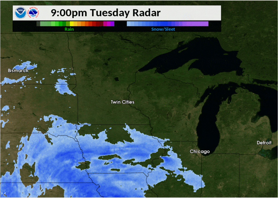 February 20th Snowfall
