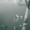 This is the sixth of six pictures that Walter Christian took from the front seat of a Piper Cub piloted by Harry Sparks (John Deere dealer from Plainview, MN).  These pictures are of the city of Wabasha, MN and Sand Prairie (just south of Wabasha).