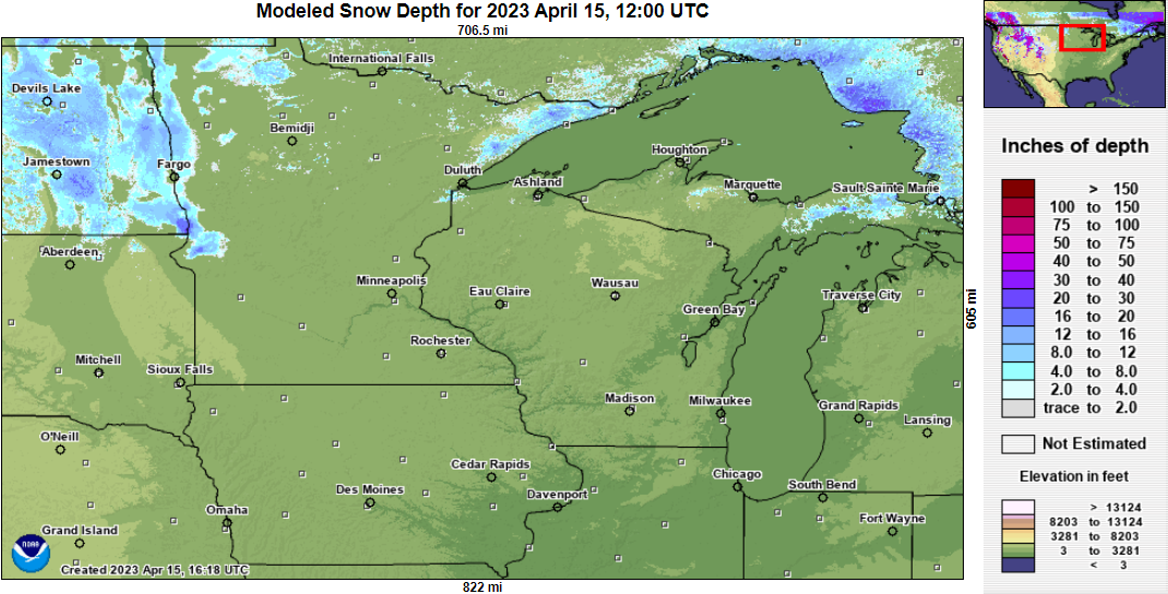 snow depth april 15th