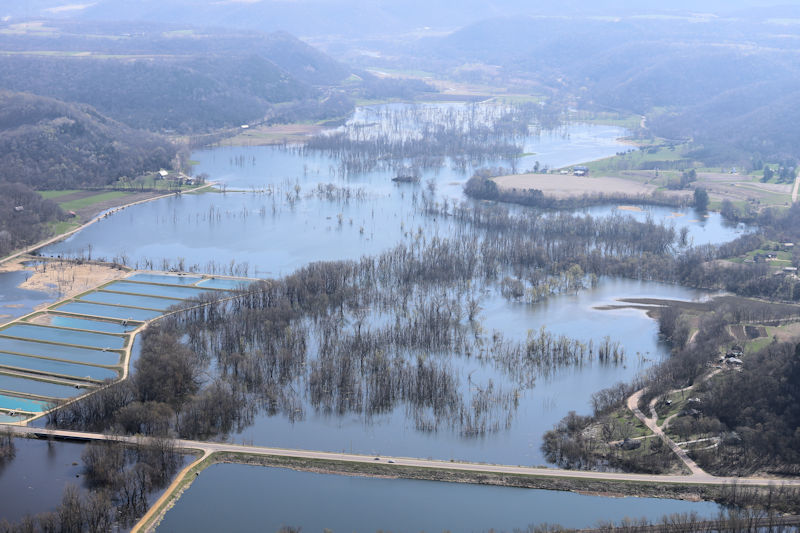 Flooding image at Genoa