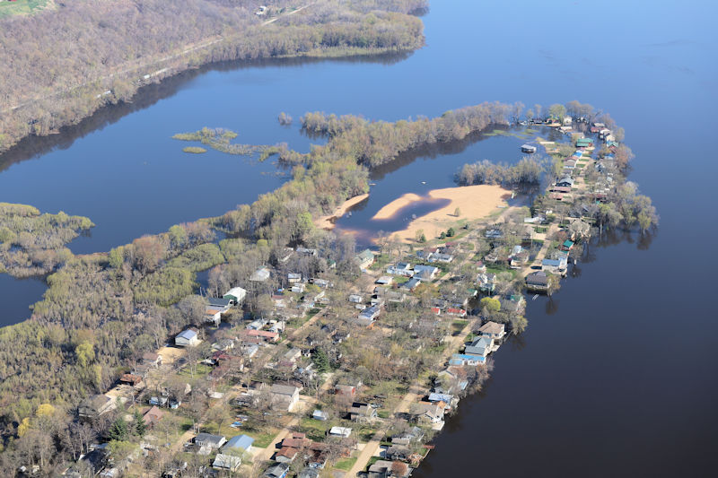 Flooding image at guttenberg