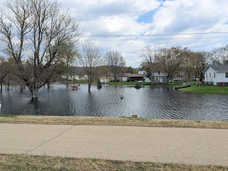 Prairie du Chien flooding in 2023