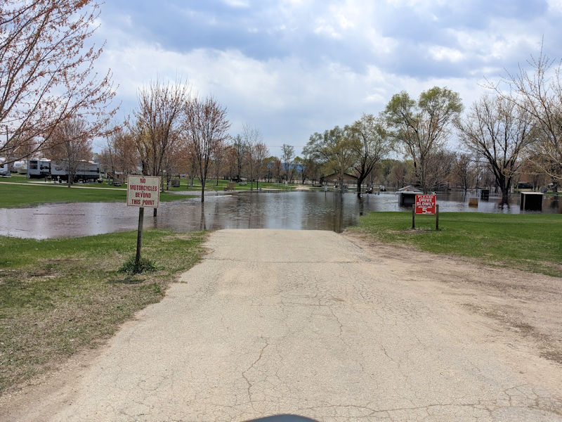 Prairie du Chien flooding in 2023