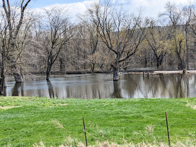 Prairie du Chien flooding in 2023