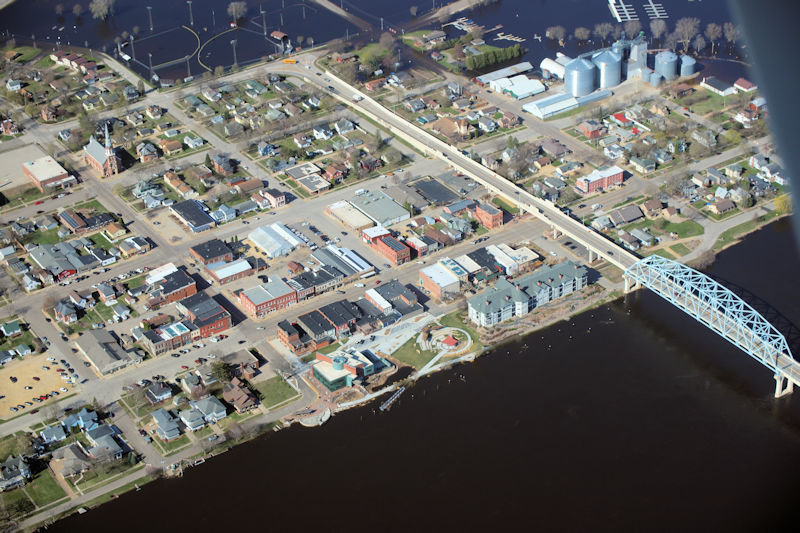 Flooding image at Wabasha