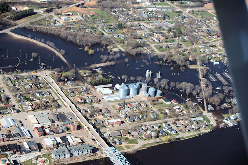 Flooding image at Wabasha