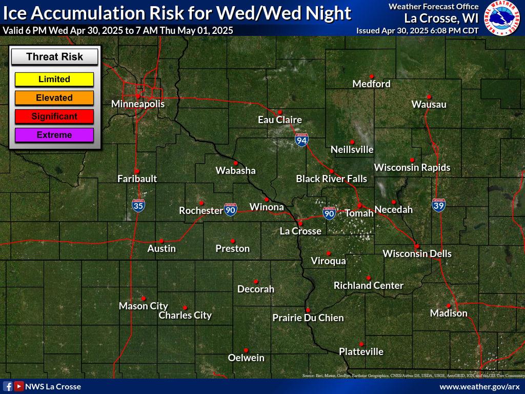 Day 1 ice hazards