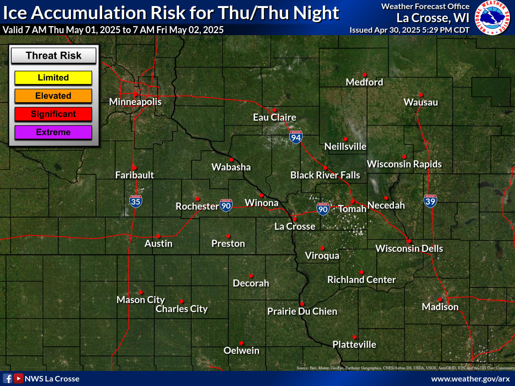 Day 2 ice hazards