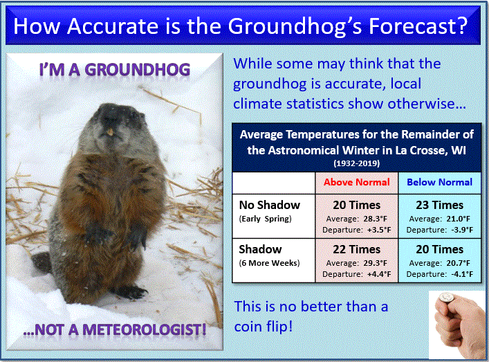 How accurate is the groundhog?