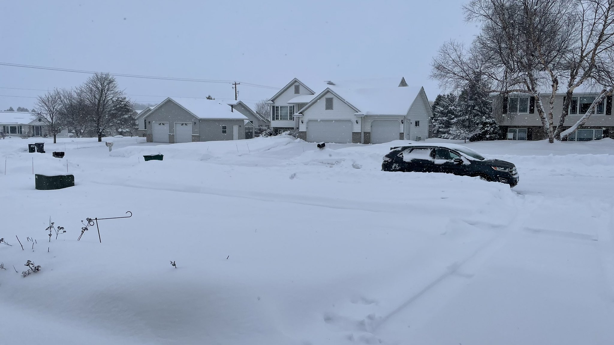 snowy scene on Bryon MN
