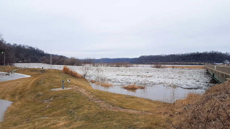 ice jam photo