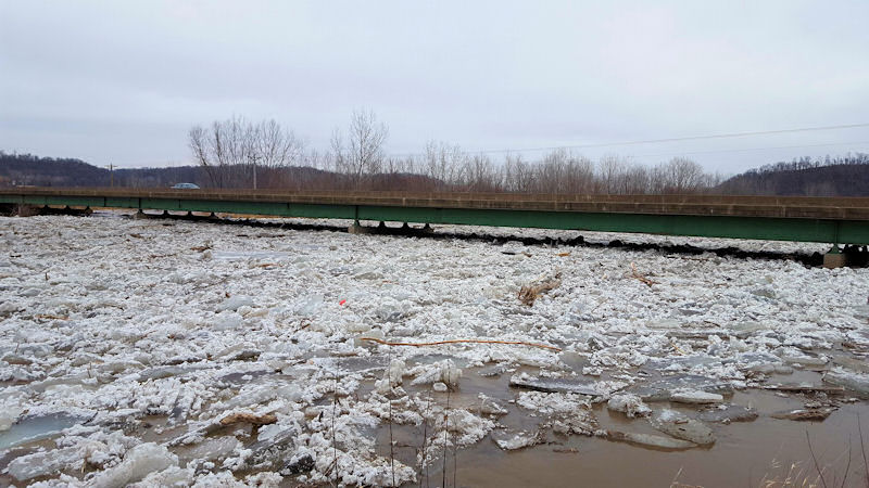 ice jam photo