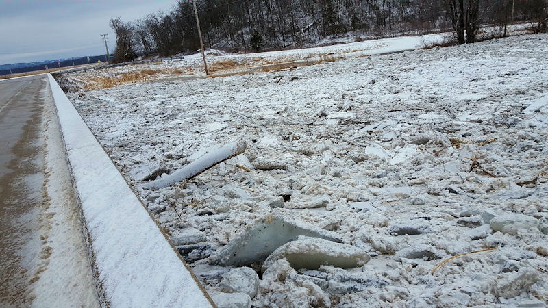 ice jam photo