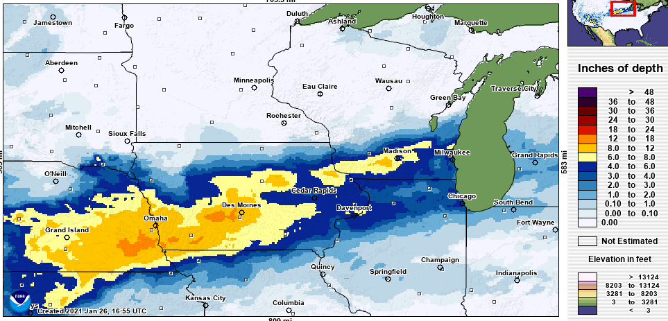 snowfall graphic