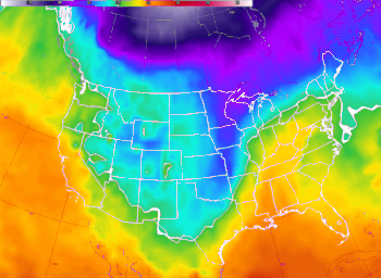 850 mb temps