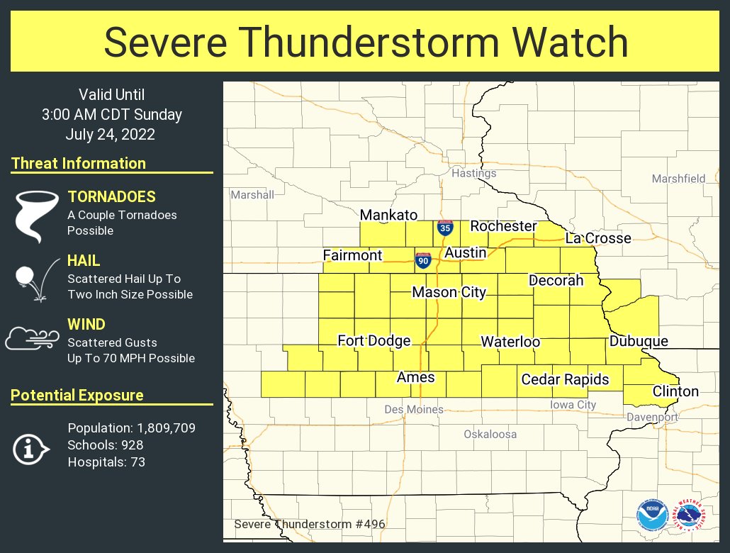 severe thunderstorm watch graphic