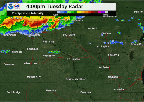 Radar 3 to 7 pm